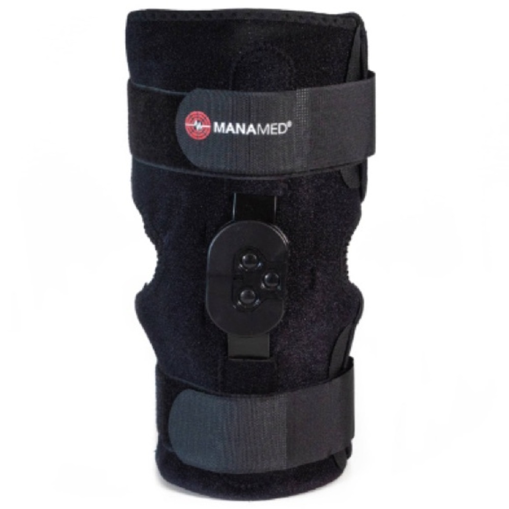Manamed Black universal hinged Knee Brace